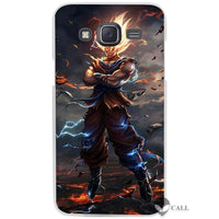 Hot sale Dragon Ball Z Goku Clear Case Cover Coque Shell for Samsung Galaxy J1 J2 J3 J5 J7 2016 2017 Emerge