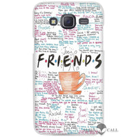 Hot sale Friends Together Clear Case Cover Coque Shell for Samsung Galaxy J1 J2 J3 J5 J7 2016 2017 Emerge