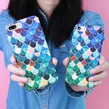 Colorful Mermaid Scales iPhone Case for 7, 8, 6s plus, X, and more