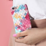 Colorful Mermaid Scales iPhone Case for 7, 8, 6s plus, X, and more