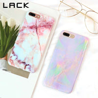 LACK Granite Marble Texture Pattern Phone Cases For iphone 6 Case For iphone 8 7 6S Plus Back Cover Fashion Soft IMD Cases Capa