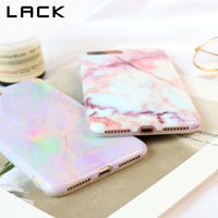 LACK Granite Marble Texture Pattern Phone Cases For iphone 6 Case For iphone 8 7 6S Plus Back Cover Fashion Soft IMD Cases Capa