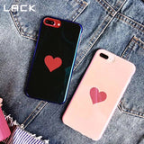 LACK Letter BE LOVED Phone Case For iphone 7 6 6s 8 Plus Cute Cartoon Blu Ray Couple Cases For iphone X Fashion Love Heart Cover