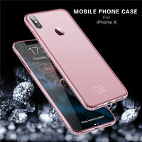 Lovebay Phone Case For Apple iPhone X 8 7 6s Plus 5s SE Bling Diamond Soft Transparent TPU Crystal For iPhone 6 Phone Case Cover