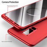 Luxury 360 Degree Full Cover Phone Cases For Samsung Galaxy S9 Plus Shockproof Case For Samsung S9 Shell Capa Free Screen Film