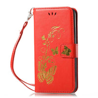 Luxury Embossing Butterfly PU Leather Case for ZTE Z MAX PRO Z981 Z988 Max XL N9560 Flip Wallet Cover Cases For HTC U11 U-1W B00