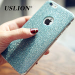 Luxury Glitter Phone Case For Apple iPhone 6 6s 7 Plus 5 5S SE Bling Matte Soft TPU Back Cover Cases For iPhone 6 6s Plus