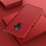 Luxury Rhinestone Silicone Case For Samsung Galaxy S9 S8 Plus S7 Edge Case Glitter TPU Soft Matte Cover for Galaxy Note 8 Coque