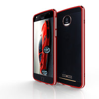 Luxury Shockproof Bumper Case for Motorola Moto Z Play XT1635 Aluminum Metal Frame For Moto Z XT1650 Phone Cases for Moto Z Play