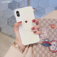 Luxury Silicone TPU Phone cases for iphone X 8 6s 7 Plus case Blu ray Love Heart soft back cover for iphone 7 6 8 Plus case X10