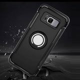 MAKAVO For Samsung Galaxy S9 Plus Case Car Magnetic Shockproof Cover For Galaxy S8 Plus S8Plus S7 Edge Note 8 Note8 Phone Case