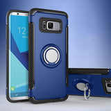 MAKAVO For Samsung Galaxy S9 Plus Case Car Magnetic Shockproof Cover For Galaxy S8 Plus S8Plus S7 Edge Note 8 Note8 Phone Case