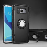 MAKAVO For Samsung Galaxy S9 Plus Case Car Magnetic Shockproof Cover For Galaxy S8 Plus S8Plus S7 Edge Note 8 Note8 Phone Case