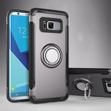 MAKAVO For Samsung Galaxy S9 Plus Case Car Magnetic Shockproof Cover For Galaxy S8 Plus S8Plus S7 Edge Note 8 Note8 Phone Case