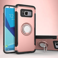 MAKAVO For Samsung Galaxy S9 Plus Case Car Magnetic Shockproof Cover For Galaxy S8 Plus S8Plus S7 Edge Note 8 Note8 Phone Case