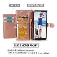 Mad Wallet Leather Pouch Case For Samsung Galaxy S8 PLUS J3 2017 Emerge ZTE Max XL N9560 Zmax Pro Z981 ID Card Stand Cover 50pcs