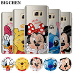 Mickey Minnie Case For Coque Samsung Galaxy Grand Prime S6 S7 Edge S8 S9 Plus Note 8 J2 J3 J5 J7 A3 A5 2016 2015 2017 Cover 1