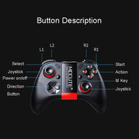 Mocute 054 Bluetooth Gamepad Mobile Joypad Android Joystick Wireless VR Controller Smartphone Tablet PC Phone Smart TV Game Pad