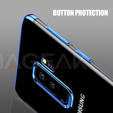 NAGFAK Luxury Phone Case For Samsung Galaxy S9 S8 Plus S7 Edge Note8 Cover Plating Silicone for Samsung S9 S8 S7 Phone Bag Cases