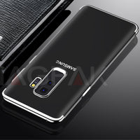 NAGFAK Luxury Phone Case For Samsung Galaxy S9 S8 Plus S7 Edge Note8 Cover Plating Silicone for Samsung S9 S8 S7 Phone Bag Cases