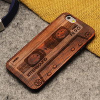 Natural U&amp;I Brand New Wood Phone Case For iPhone 5 5S 6 6S 6Plus 7 7Plus Cover Wooden High Quality Shockproof Protector Coque 1