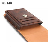 OEEKOI Rhino Pattern Belt Clip Holster Pouch Case for BLU Studio View/Vivo XL3 Plus/R2 Plus/Life One X3/Vivo 8L/Vivo 8