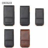 OEEKOI Rhino Pattern Belt Clip Holster Pouch Case for BLU Studio View/Vivo XL3 Plus/R2 Plus/Life One X3/Vivo 8L/Vivo 8