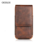 OEEKOI Rhino Pattern Belt Clip Holster Pouch Case for BLU Studio View/Vivo XL3 Plus/R2 Plus/Life One X3/Vivo 8L/Vivo 8