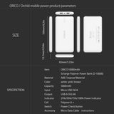 ORICO D10000 Power Bank 10000mAh Scharge Polymer Power Bank External Battery For samsung xiaomi huawei &amp; Tablets