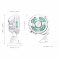 ORICO USB Fan Mini Electrical Fan With Key Switch Angle Adjustable USB Fan All-round Rotation For Laptops Desktop Power Bank