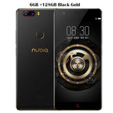 Original ZTE Nubia Z17 Borderless Mobile Phone 6/8GB RAM 64/128GB ROM Snapdragon 835 Octa Core 5.5" 23MP Android 7.1 Cell Phone