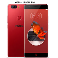 Original ZTE Nubia Z17 Borderless Mobile Phone 6/8GB RAM 64/128GB ROM Snapdragon 835 Octa Core 5.5" 23MP Android 7.1 Cell Phone