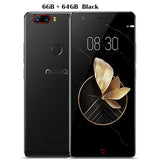 Original ZTE Nubia Z17 Borderless Mobile Phone 6/8GB RAM 64/128GB ROM Snapdragon 835 Octa Core 5.5" 23MP Android 7.1 Cell Phone