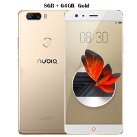 Original ZTE Nubia Z17 Borderless Mobile Phone 6/8GB RAM 64/128GB ROM Snapdragon 835 Octa Core 5.5" 23MP Android 7.1 Cell Phone