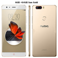 Original ZTE Nubia Z17 Borderless Mobile Phone 6/8GB RAM 64/128GB ROM Snapdragon 835 Octa Core 5.5" 23MP Android 7.1 Cell Phone