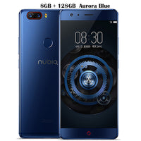 Original ZTE Nubia Z17 Borderless Mobile Phone 6/8GB RAM 64/128GB ROM Snapdragon 835 Octa Core 5.5" 23MP Android 7.1 Cell Phone