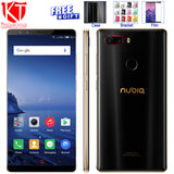 Original ZTE Nubia Z17S Full Screen Mobile Phone Snapdragon 835 6GB RAM 64GB ROM 5.73 inch Android 7.1 Dual Front Rear Cameras