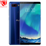 Original ZTE Nubia Z17S Full Screen Mobile Phone Snapdragon 835 6GB RAM 64GB ROM 5.73 inch Android 7.1 Dual Front Rear Cameras