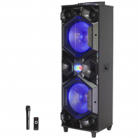 ATALAX ICON  Super Bass Wireless Party Speaker | 7,800 Watts | Wireless  Microphone and Remote Control include |ENVIO SOLO PARA PUERTO RICO