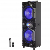 ATALAX ICON  Super Bass Wireless Party Speaker | 7,800 Watts | Wireless  Microphone and Remote Control include |ENVIO SOLO PARA PUERTO RICO