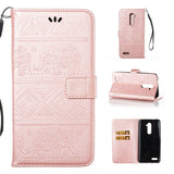 PU Leather Cases Embossing Elephant Case For ZTE Zmax Pro Z981 Phone Back Cover For ZTE Max XL Z986 N9560 6.0 inch Case