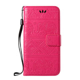 PU Leather Cases Embossing Elephant Case For ZTE Zmax Pro Z981 Phone Back Cover For ZTE Max XL Z986 N9560 6.0 inch Case