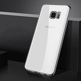 Phone Case for Samsung Galaxy S8 S9 plus Luxury Transparent Soft TPU Plating Phone Cover for Samsung S7 Edge J3 J5 J7 2015 2016