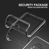 Phone Case for Samsung Galaxy S8 S9 plus Luxury Transparent Soft TPU Plating Phone Cover for Samsung S7 Edge J3 J5 J7 2015 2016