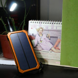 Portable 15000mAh Power Bank Solar External Battery for iPhone 5s 6 6s 7 7plus 8 8s Samsung HTC Sony etc.