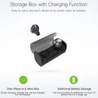 QCY Q29 TWS business Bluetooth earphones wireless 3D stereo headphones headset and power bank with microphone handsfree calls