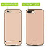 Rechargeable External Backup Battery Case For iPhone 6 6s Plus Power Bank Mobile Phone Charger Case Cover for iPhone 7 7 plus