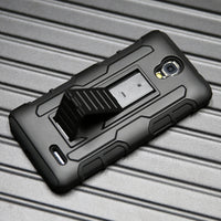 Rugged Shockproof Case Belt Clip Holster Cover For ZTE Prestige 2 N9136/N9132/Maven 2 3 Z835 Z831/Prelude+ Z851/Avid Trio Z828