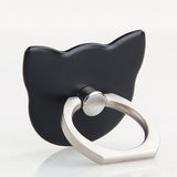 SIANCS 360 Degree Cat Ear Finger Ring Mobile Phone Holder Smartphone Stand Mount Support for IPhone IPad Xiaomi Smart Phone