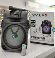 ATALAX THUMPER  Super Bass Wireless Party Speaker | With Microphone  and Remote Control  Include